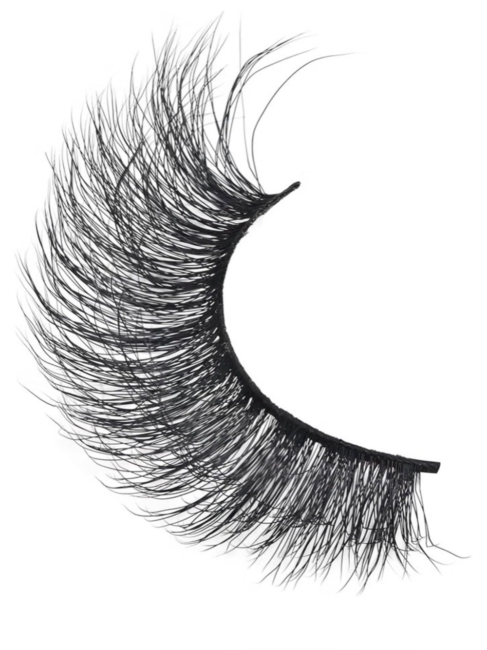 Faux Mink Lashes Wispy False Eyelashes 3D Strip Lashes 17mm Cat Eye 7 Pairs - Picture 2 of 4